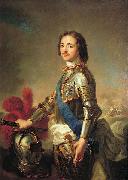 Jean Marc Nattier Portrait of Peter I of Russia France oil painting artist